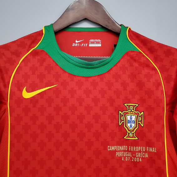 Maillot domicile Portugal 2004
